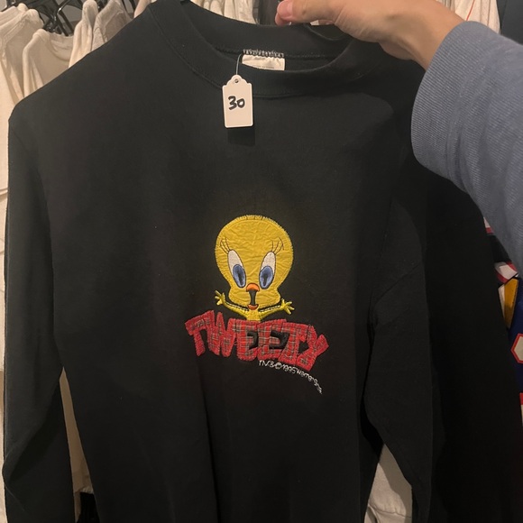 Tweety Black Sweater